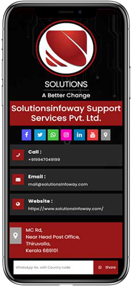 ddataqatar.com image layout of digital business card