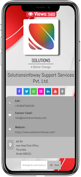 ddataqatar.com image layout of digital business card