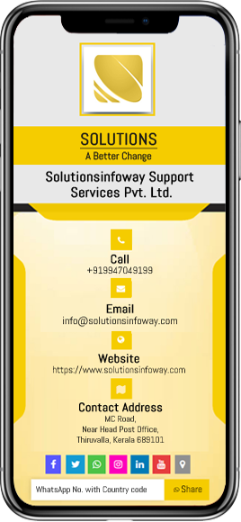 ddataqatar.com image layout of digital business card